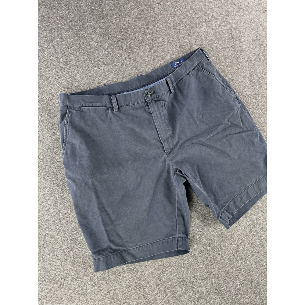 Polo Ralph Lauren Mens 9 Inch Shorts SZ 40 Navy Classic Twill Preppy Collegiate - Picture 2 of 9